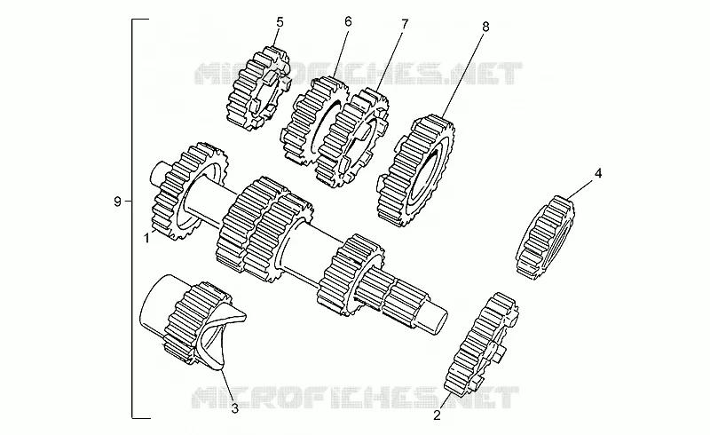 Straight tooth gear variants