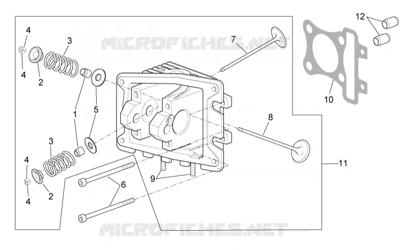 Cylinder head - valves
