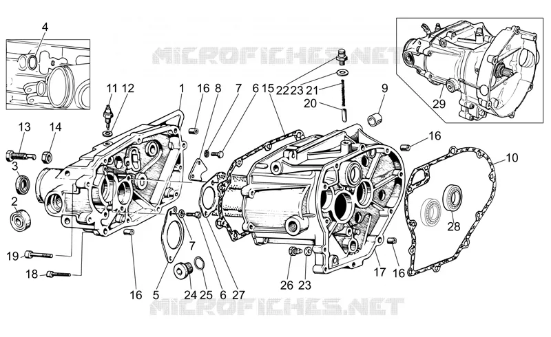 Transmission cage