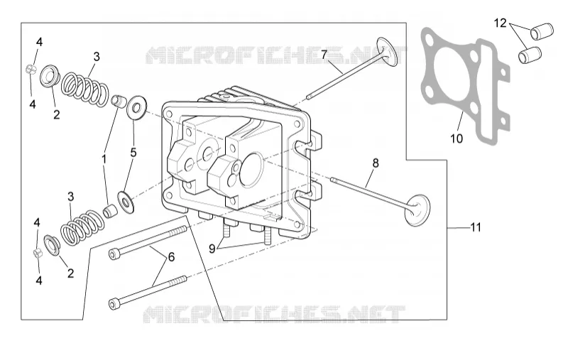 Cylinder head - valves