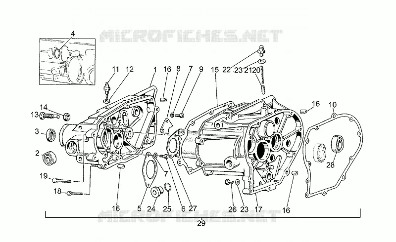Transmission cage