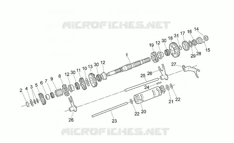 Driven shaft