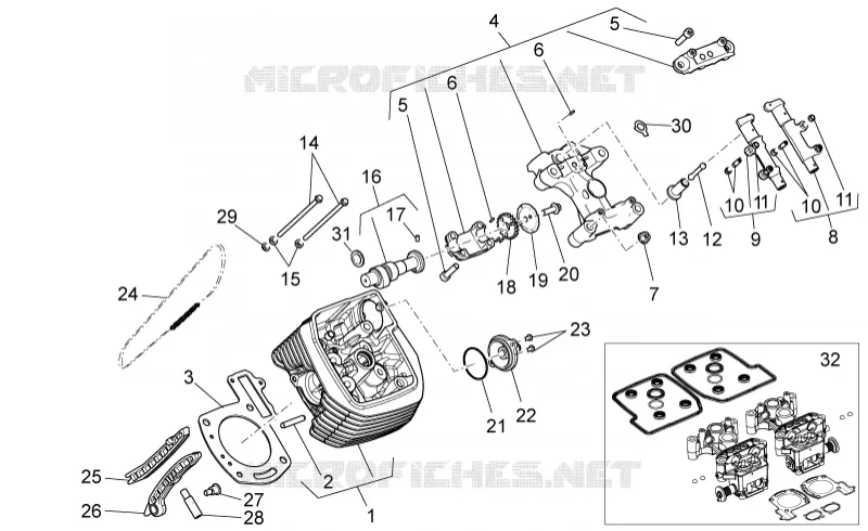 LH cylinder timing system