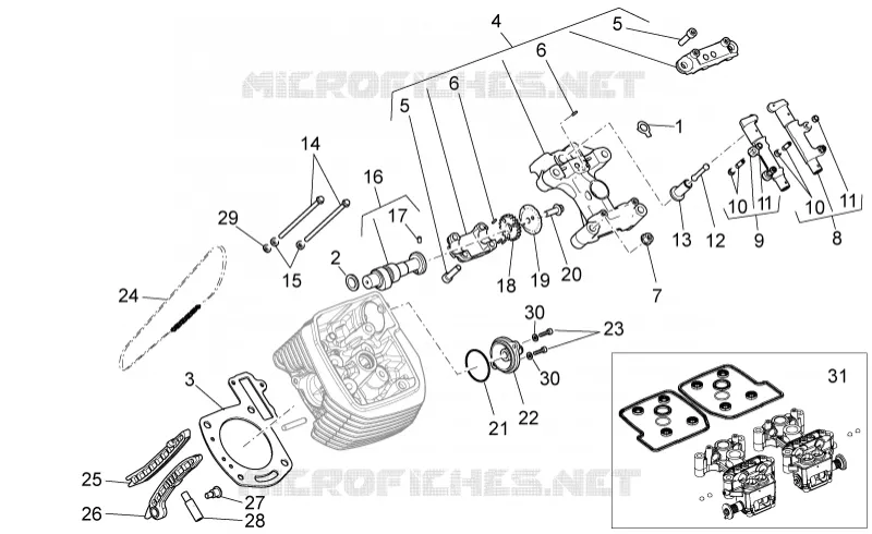LH cylinder timing system I