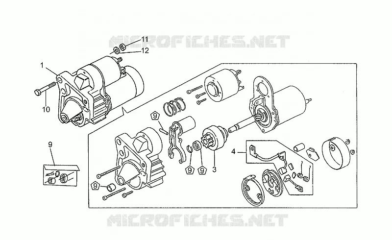 Valeo starter motor