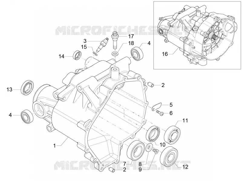 Transmission cage