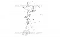 Starter motor cover