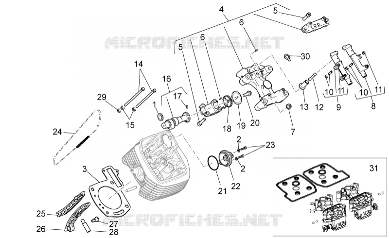 LH cylinder timing system I