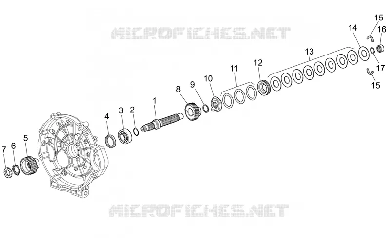 Clutch shaft