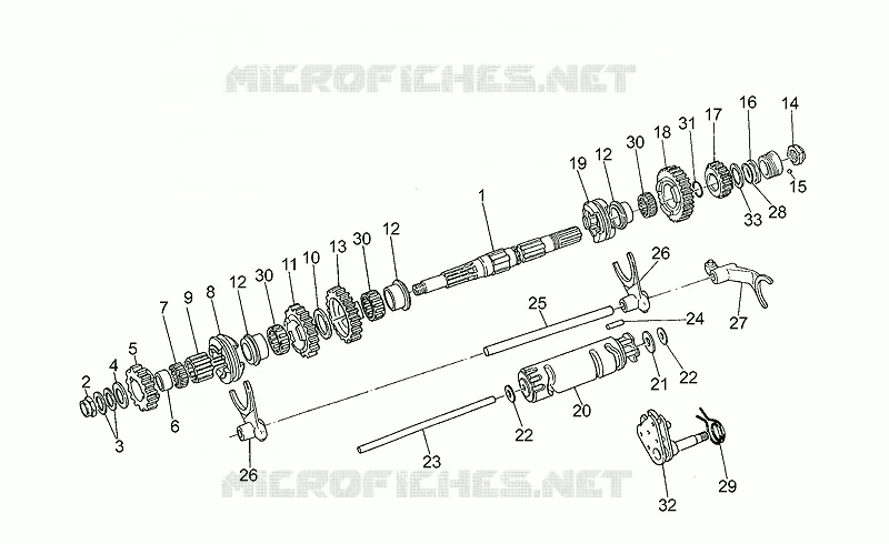 Driven shaft